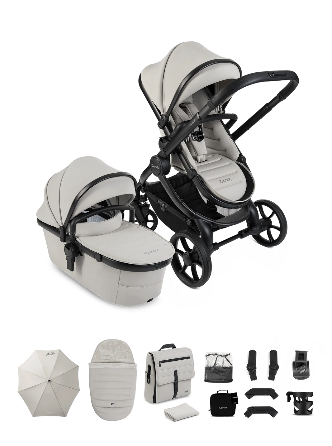 iCandy Peach 8 2-in-1 Kinderwagen – Taupe