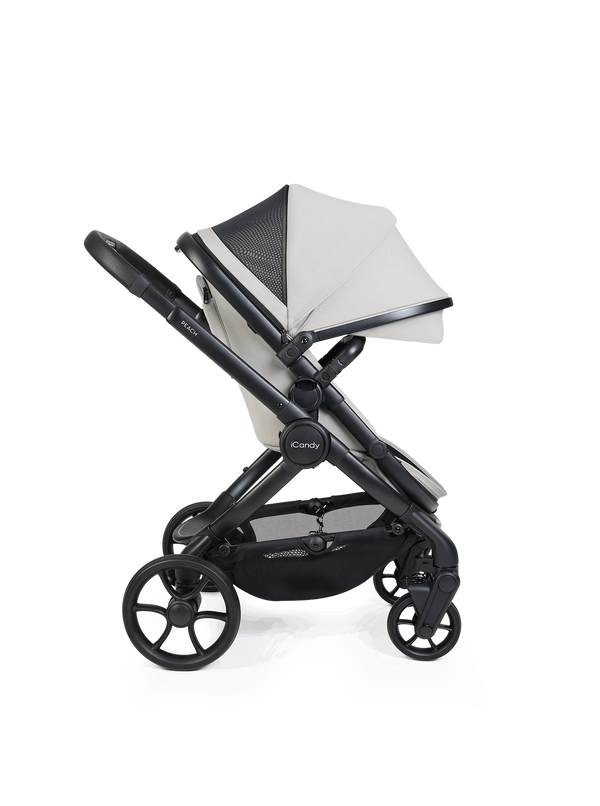 Peach 8 Taupe Pushchair and Carrycot - Pushchair Bundle
