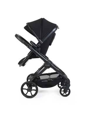Peach 8 Black Pushchair and Carrycot - 360 Car Seat Pushchair Bundle