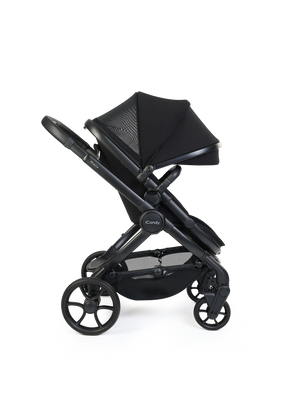 Peach 8 Black Pushchair and Carrycot - 360 Car Seat Pushchair Bundle
