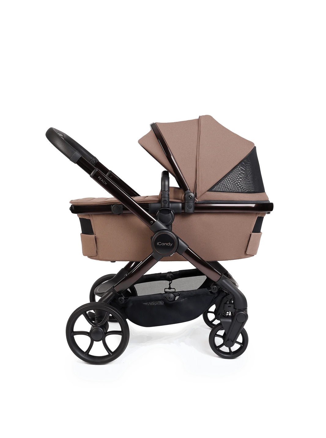 Peach 8 Coco 3-1 kinderwagen en reiswieg – bundel met 360-graden autostoel en kinderwagen