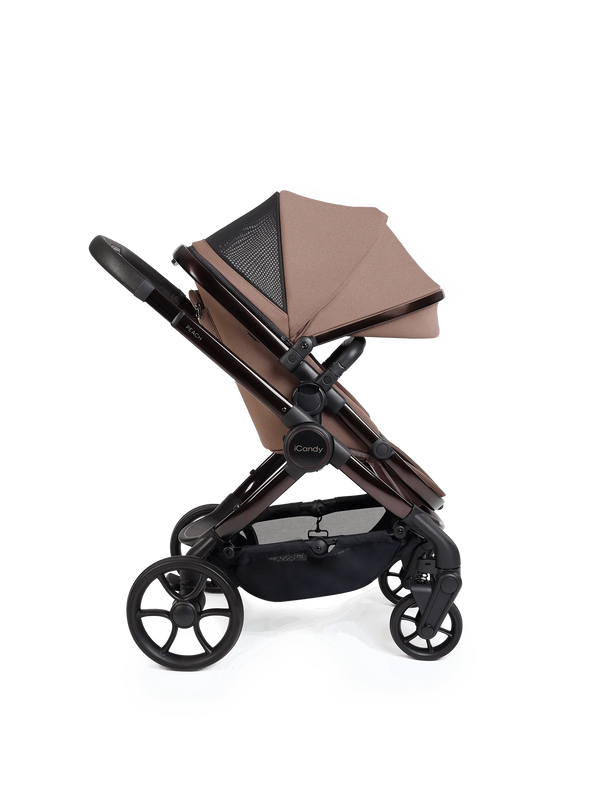 Peach 8 Coco Pushchair and Carrycot - 360 Car Seat Pushchair Bundle