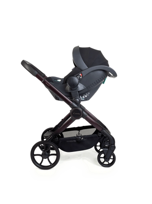 Peach 8 Coffee Bean Pushchair and Carrycot - 360 Car Seat Pushchair Bundle