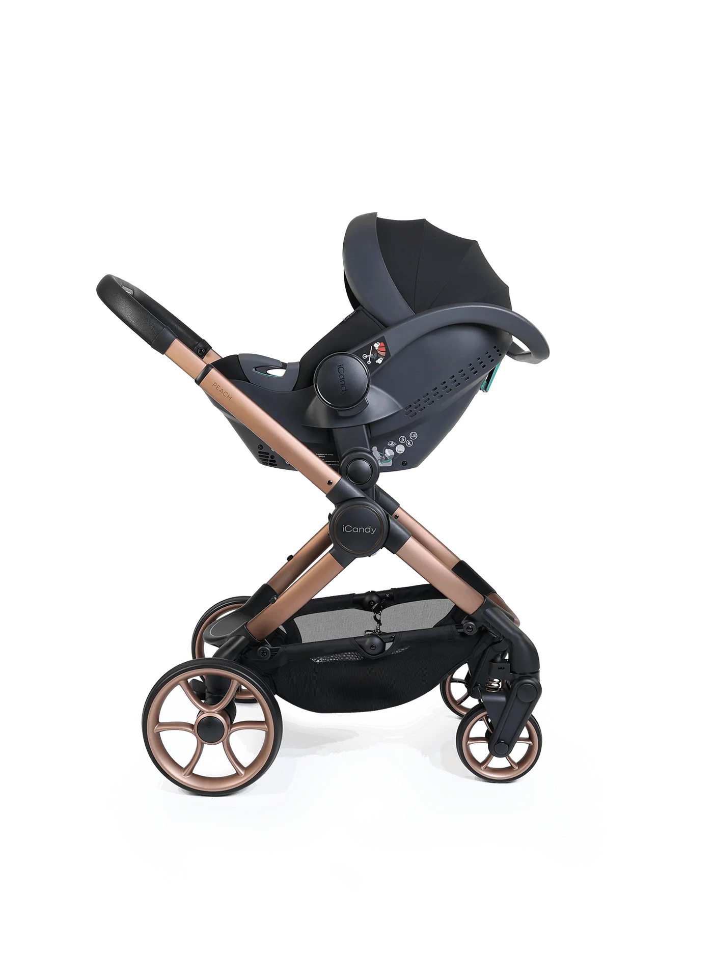 iCandy Peach 8 3-in-1 Kinderwagen – Pecan – Complete Bundle