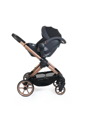 Peach 8 Pecan Pushchair and Carrycot - 360 Car Seat Pushchair Bundle