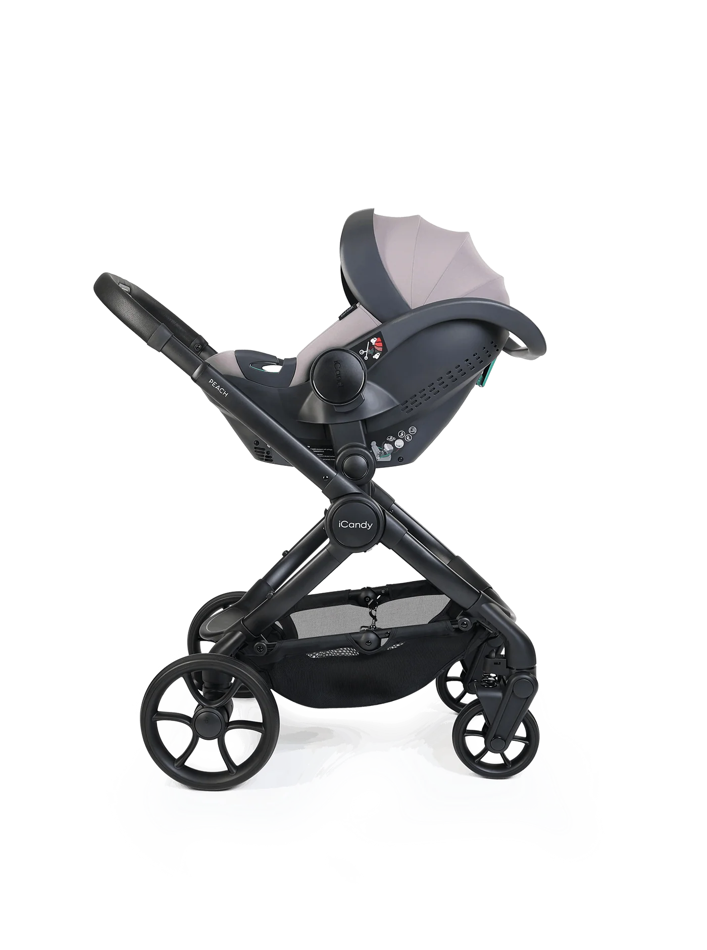 iCandy Peach 8 3-in-1 Kinderwagen – Porcini – Complete Bundle