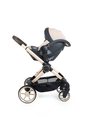 Peach 8 Biscotti Pushchair and Carrycot - 360 Car Seat Pushchair Bundle