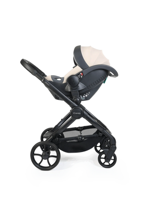 Peach 8 Taupe Pushchair and Carrycot - 360 Car Seat Pushchair Bundle