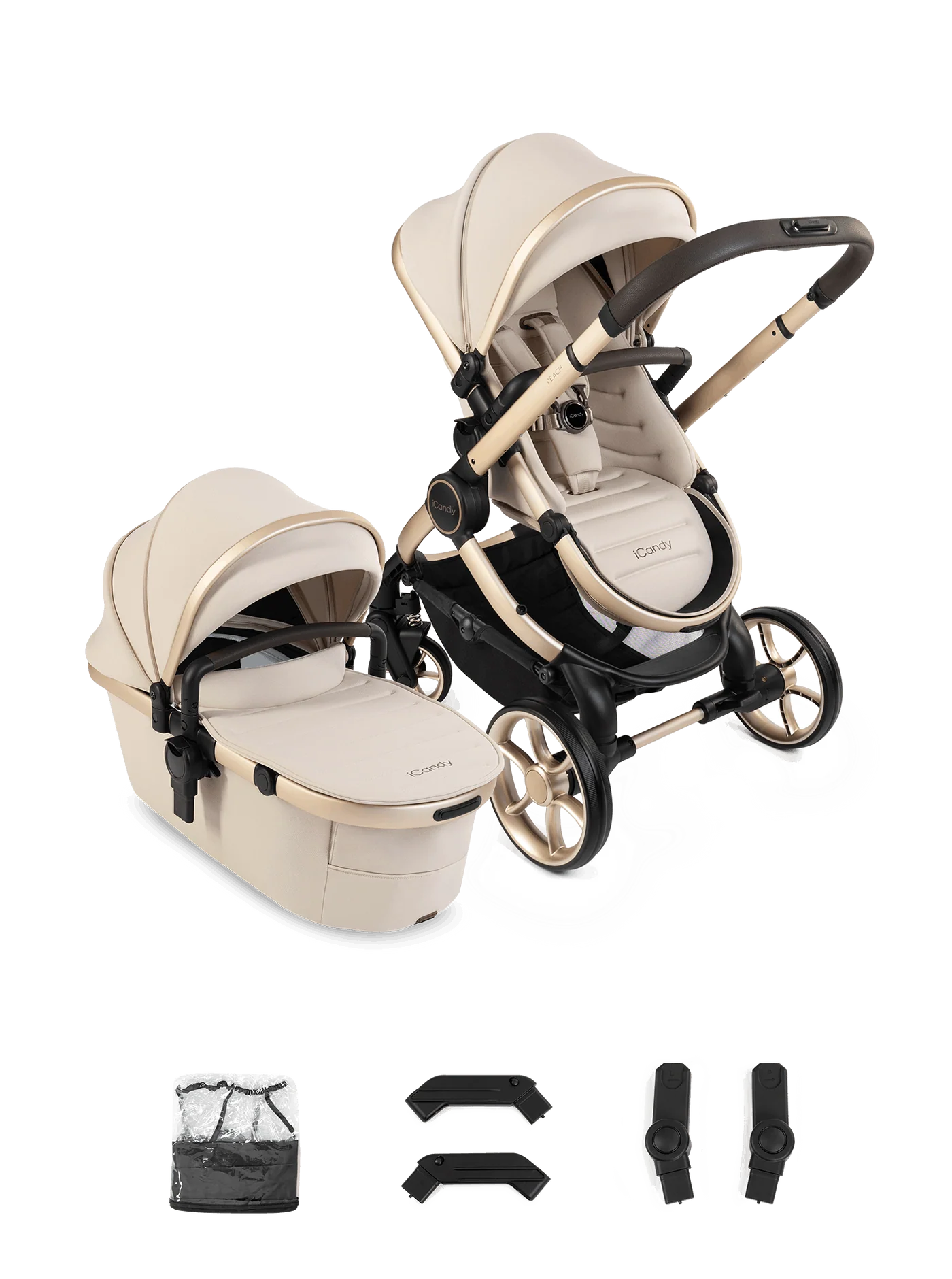 iCandy Peach 8 2-in-1 Kinderwagen – Biscotti