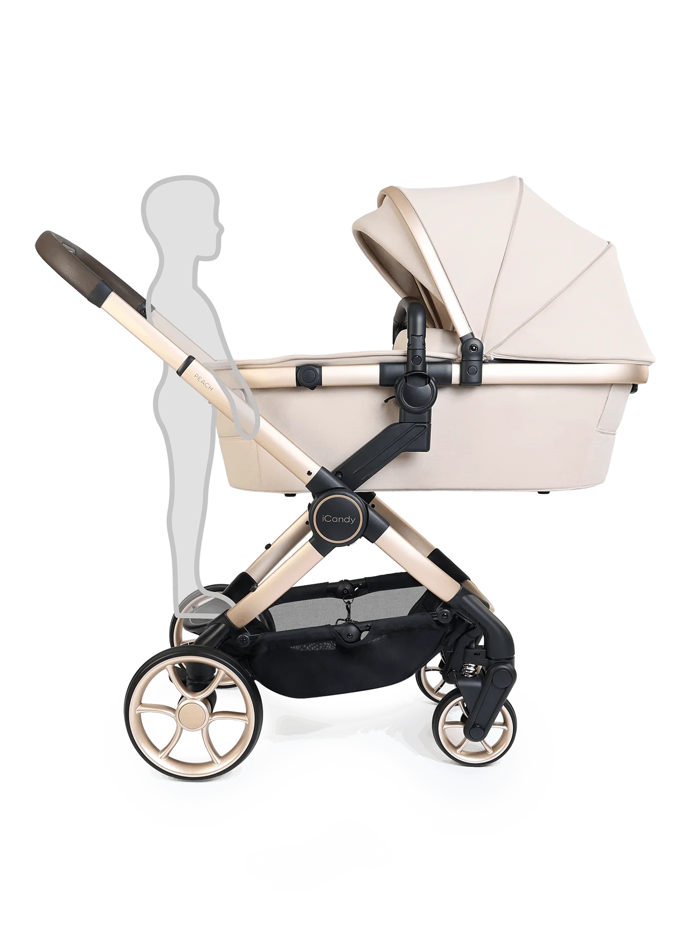 iCandy Peach 8 2-in-1 Kinderwagen – Biscotti