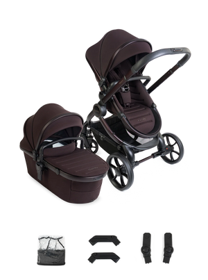 Peach 8 Coffee Bean Pushchair and Carrycot