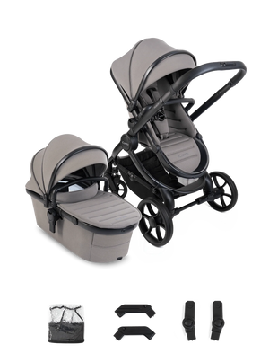 Peach 8 Porcini Pushchair and Carrycot
