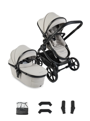 Peach 8 Taupe Pushchair and Carrycot
