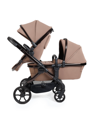 Peach 8 Coco Pushchair and Carrycot - Double Pushchair Bundle