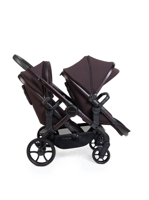 Peach 8 Coffee Bean Pushchair and Carrycot - Double Pushchair Bundle