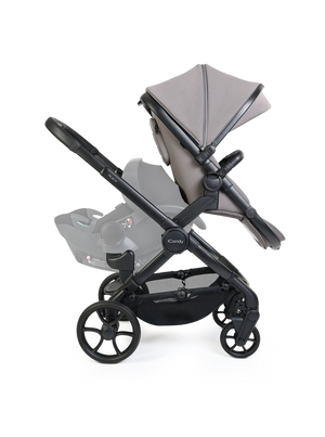 Peach 8 Porcini Pushchair and Carrycot - Double Pushchair Bundle