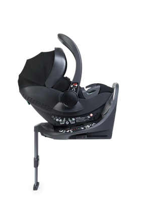 Peach 8 Black Pushchair and Carrycot - Double 360 Car Seat Combo