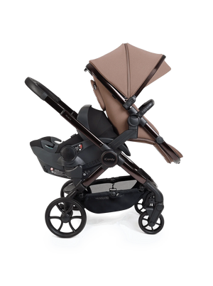 Peach 8 Coco Pushchair and Carrycot - Double 360 Car Seat Combo