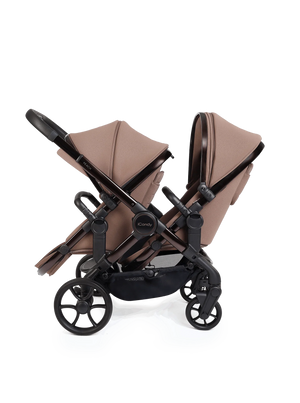 Peach 8 Coco Pushchair and Carrycot - Double 360 Car Seat Combo
