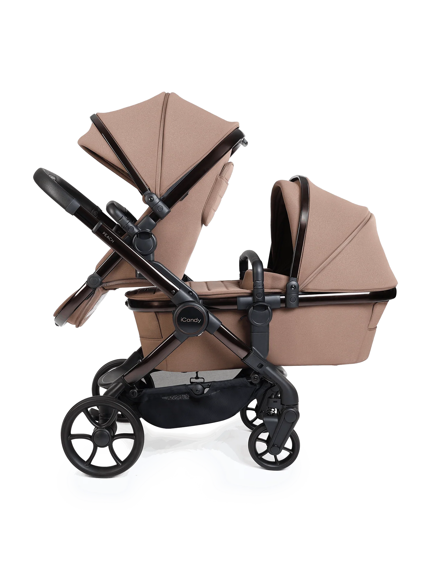iCandy Peach 8 Twin 3-in-1 Kinderwagen – Coco – Complete Bundle