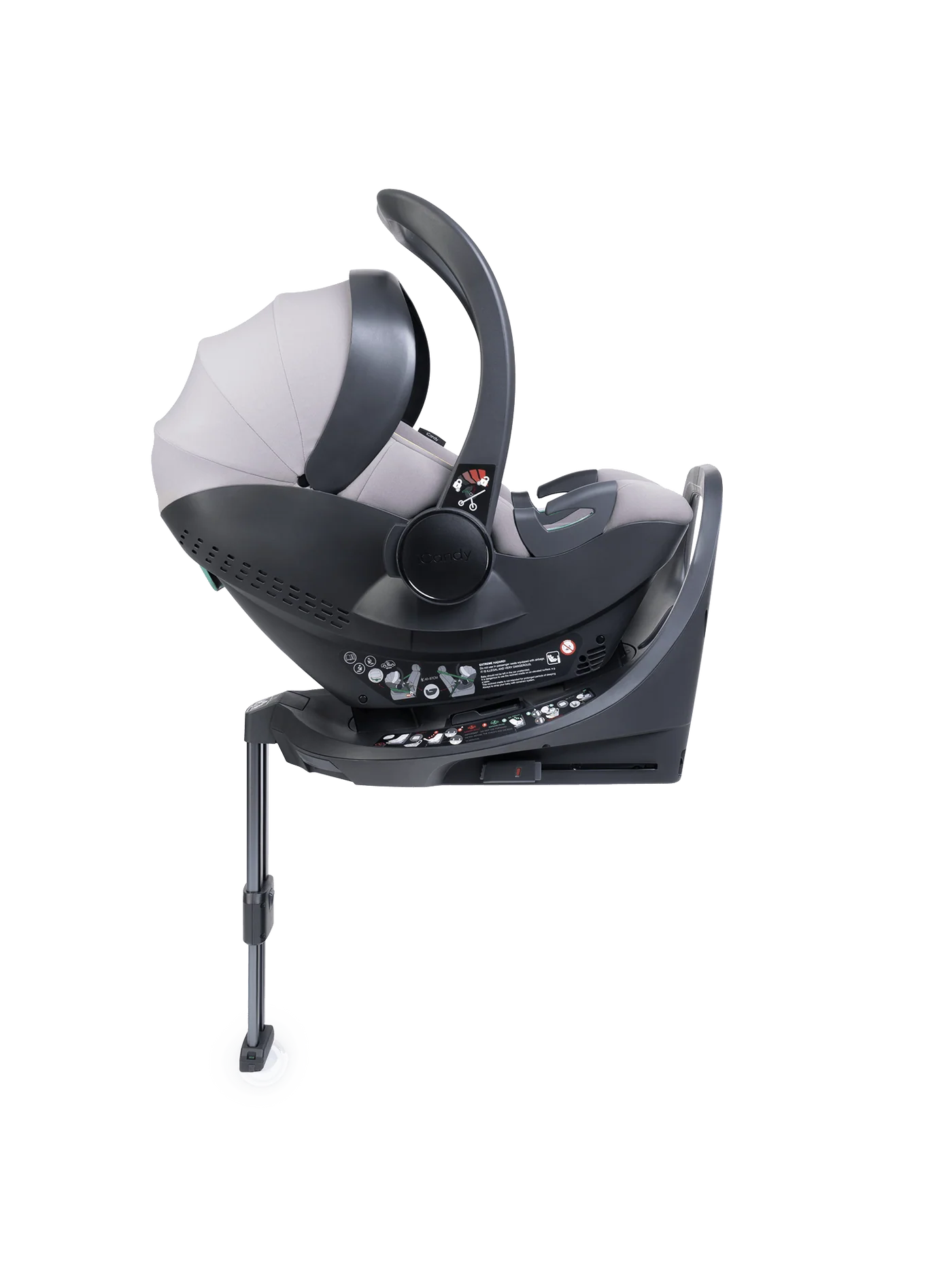 Peach 8 Porcini 3-1 kinderwagen en reiswieg - dubbele 360 autostoelcombinatie