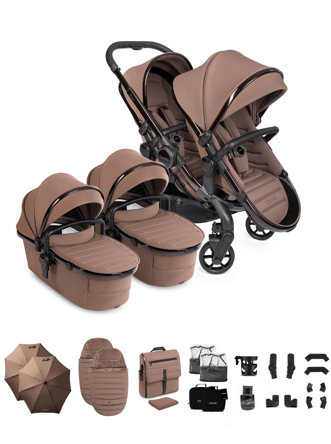 iCandy Peach 8 Duo Kinderwagen – Coco – Complete Bundle