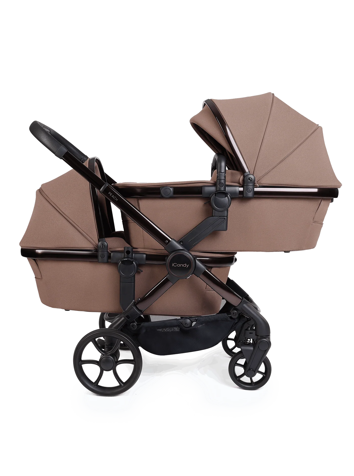 Peach 8 Coco kinderwagen en reiswieg inclusief Duo-complete bundel