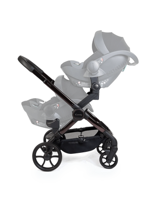Peach 8 Coco Pushchair and Carrycot - Twin Pushchair Bundle
