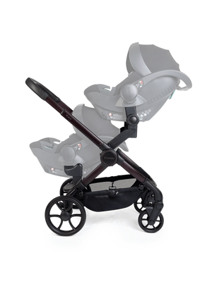 Peach 8 Coffee Bean Pushchair and Carrycot - Twin Pushchair Bundle