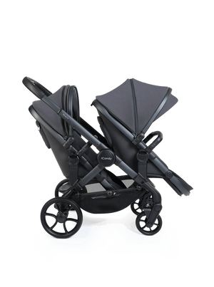 Peach 8 Grey Pushchair and Carrycot - Twin Pushchair Bundle