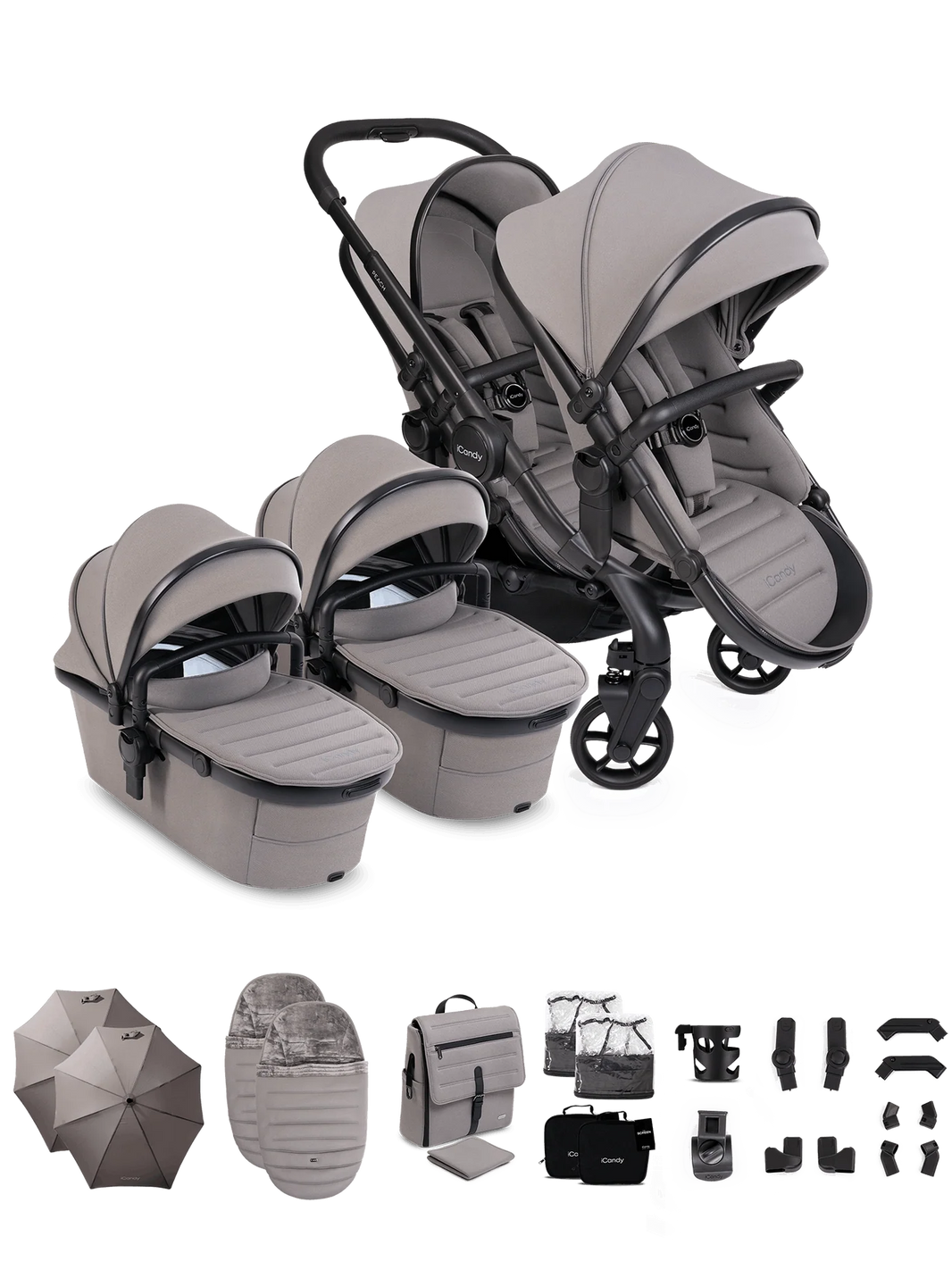 iCandy Peach 8 2-in-1 Kinderwagen – Porcini
