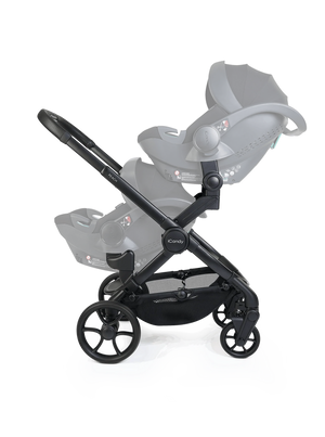 Peach 8 Taupe Pushchair and Carrycot - Twin Pushchair Bundle