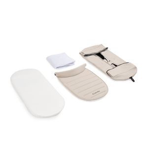 Peach 8 Biscotti Carrycot Fabric Set (Carrycot, Liner, Baseboard, Apron) x2