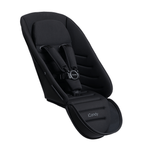 Peach 8 Black Seat Unit Fabric