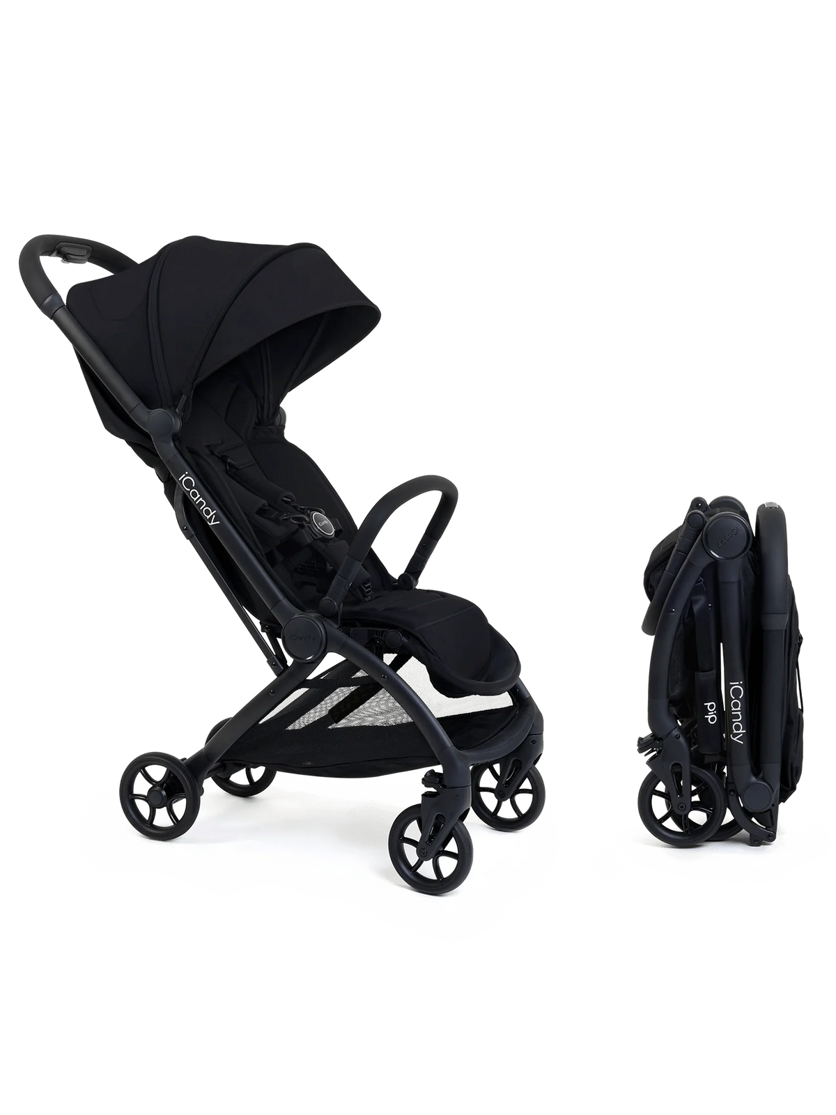 PIP buggy black  inclusief bumperbar, regenhoes, reistas en seatliner