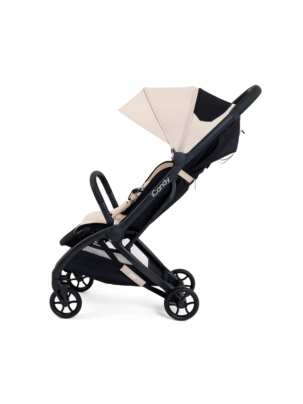 PIP buggy latte inclusief bumperbar, regenhoes, reistas en seatliner