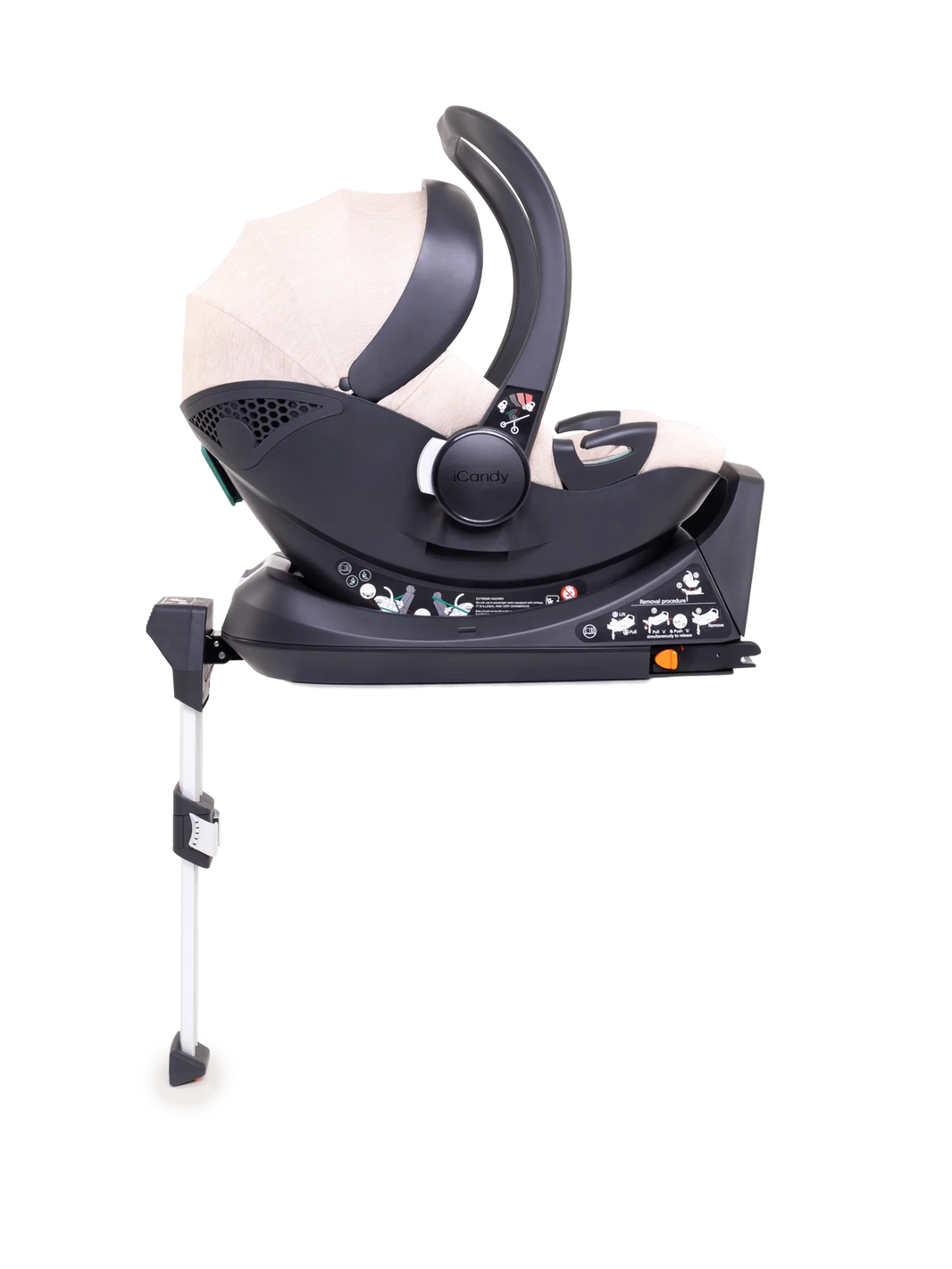 Orange 4 Latte Travel System & Car Seat