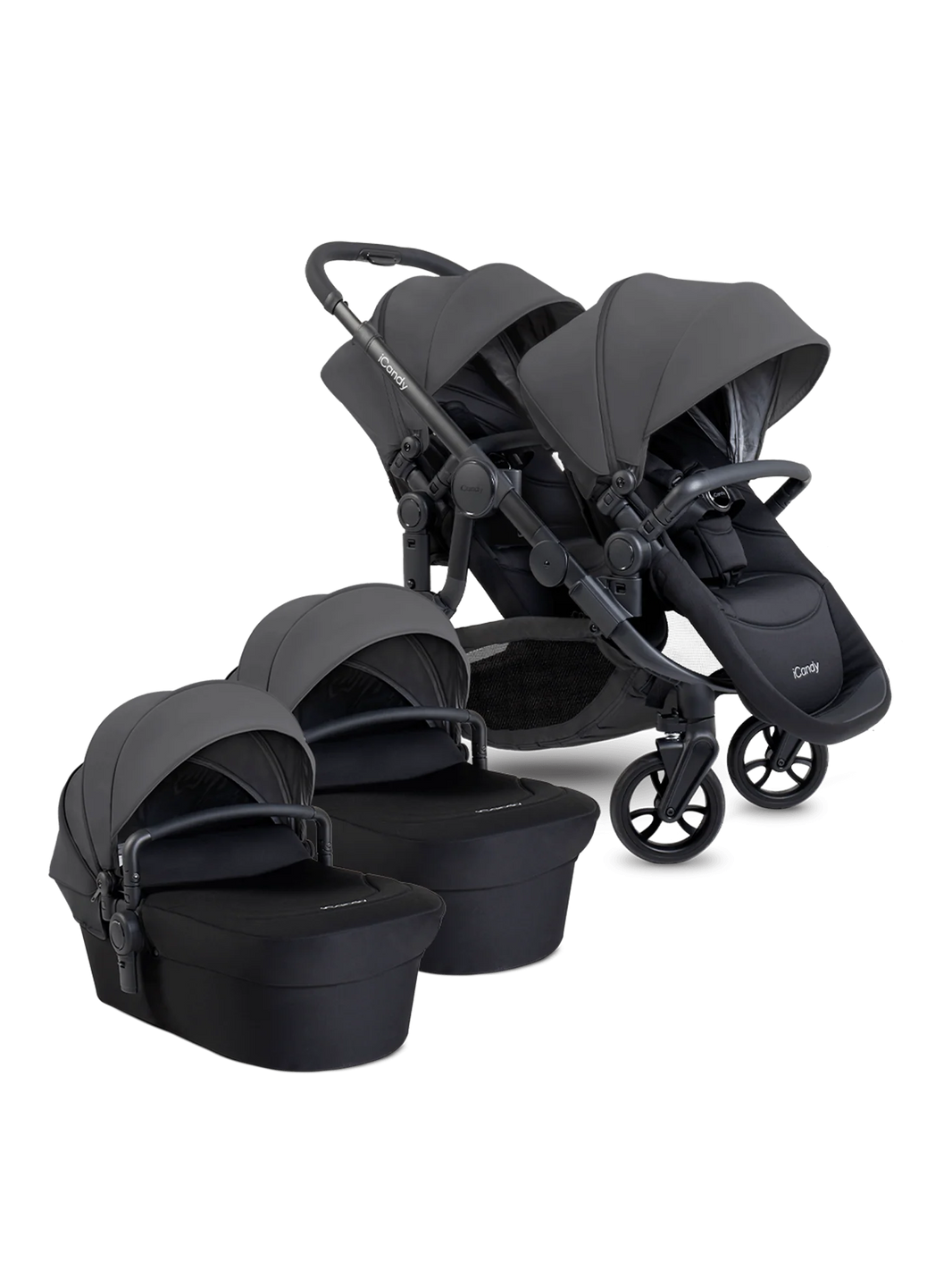 Orange 4 Fossil kinderwagenpakket – Tweeling