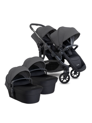 Orange 4 Fossil Pushchair Bundle - Twin