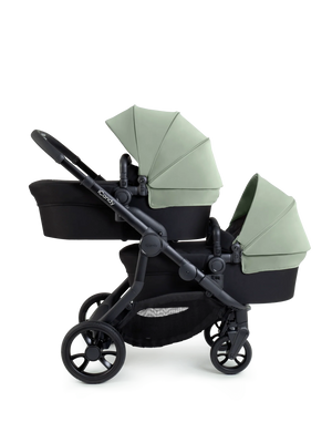 Orange 4 Pistachio Pushchair Bundle - Twin