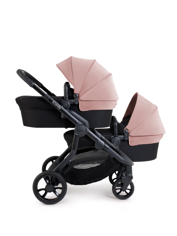 Orange 4 Rose Pushchair Bundle - Twin
