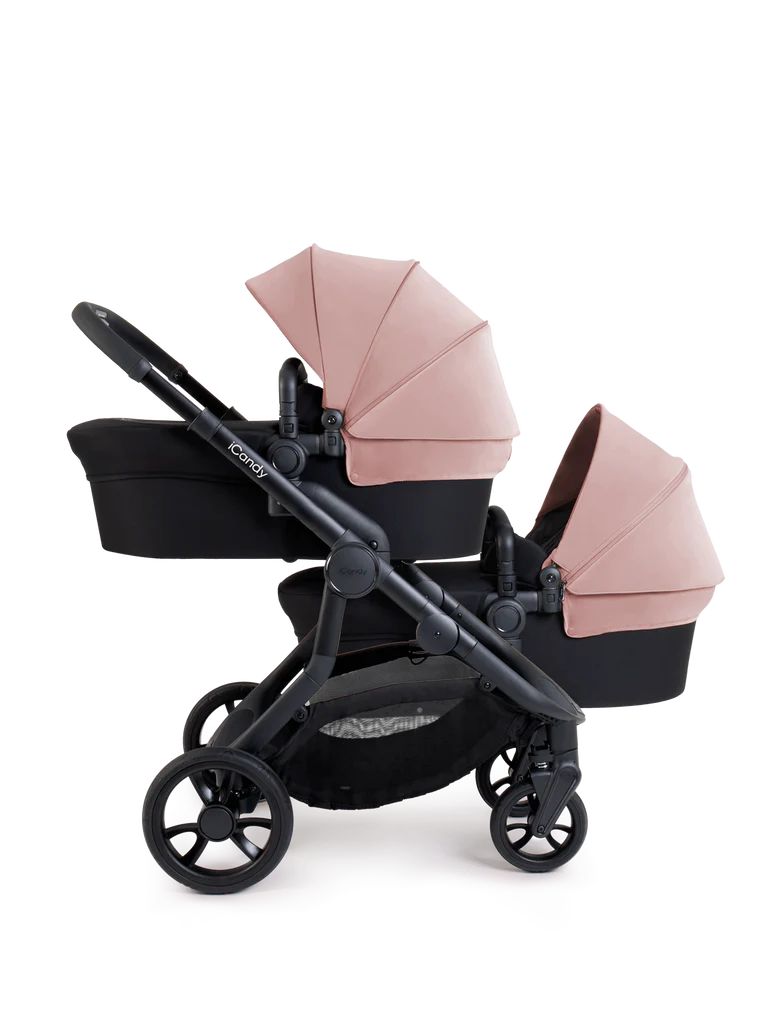 iCandy Orange twin kinderwagen rosé