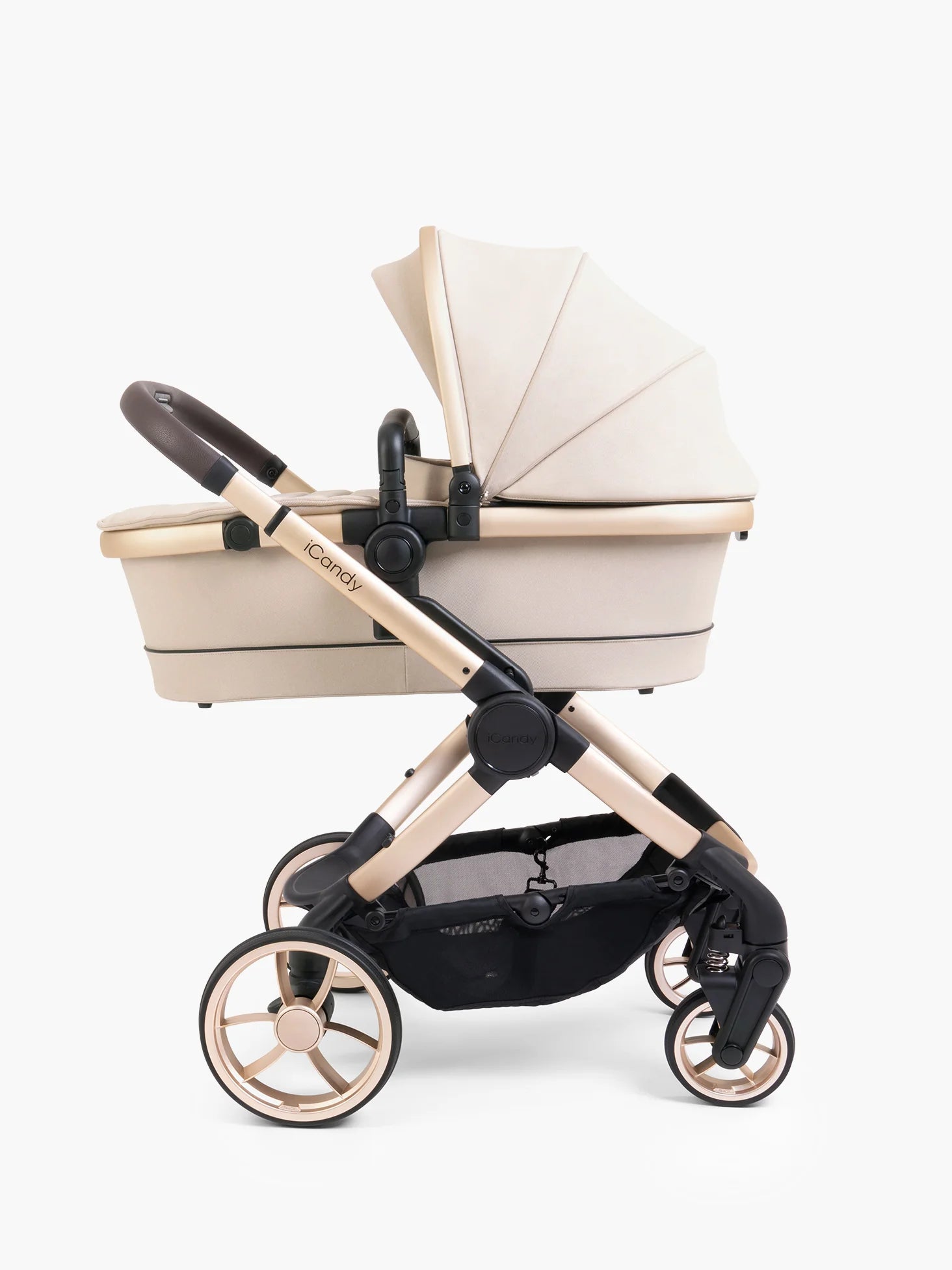 Peach 7 Biscotti Pushchair and Carrycot - Complete Car Seat Bundle