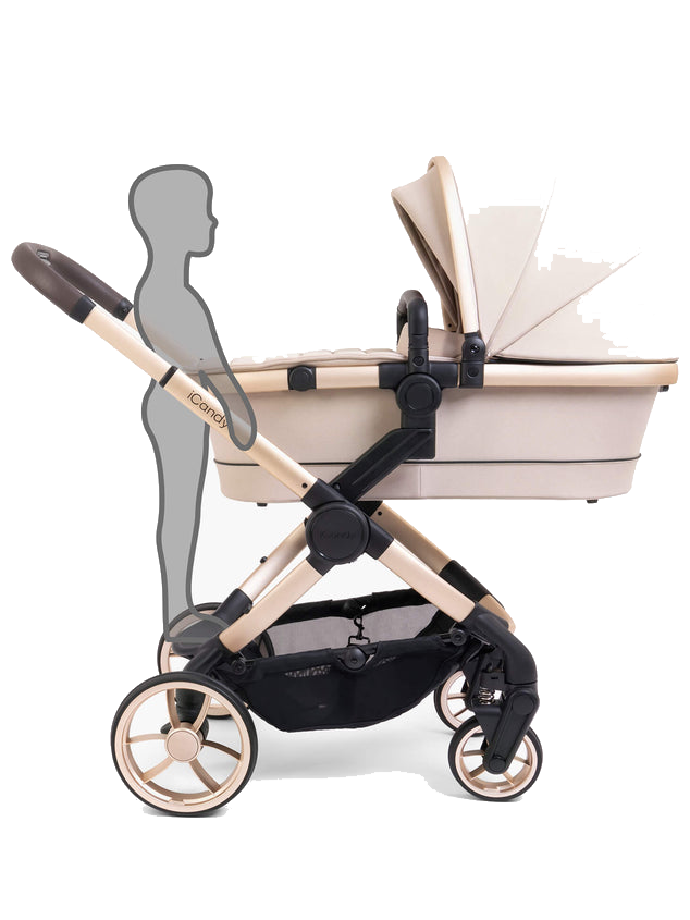 Peach 7 Biscotti Pushchair and Carrycot - Complete Bundle