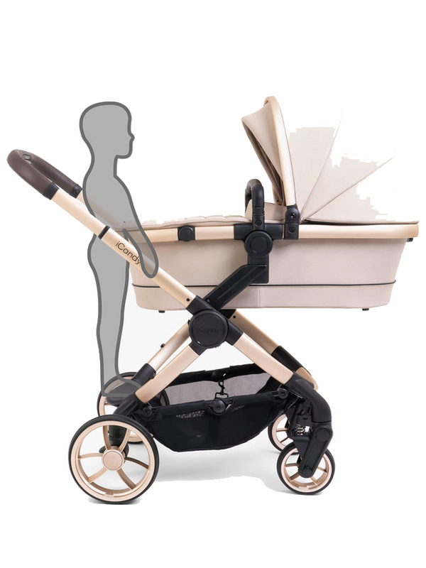 Peach 7 Biscotti Pushchair and Carrycot - Complete Bundle