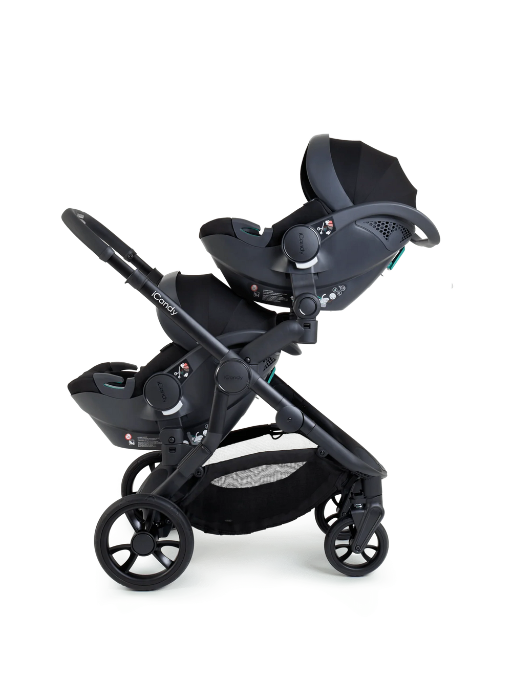 Orange 4 Pistachio kinderwagenpakket – Tweeling