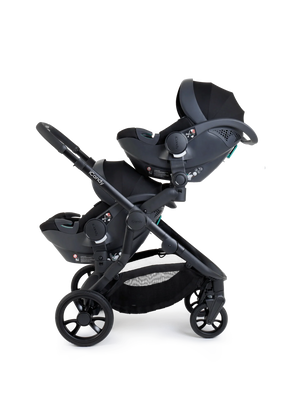Orange 4 Black Pushchair Bundle - Twin