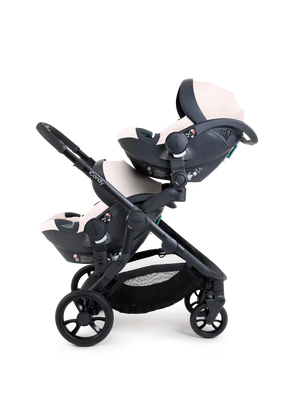 Orange 4 Latte Pushchair Bundle - Twin