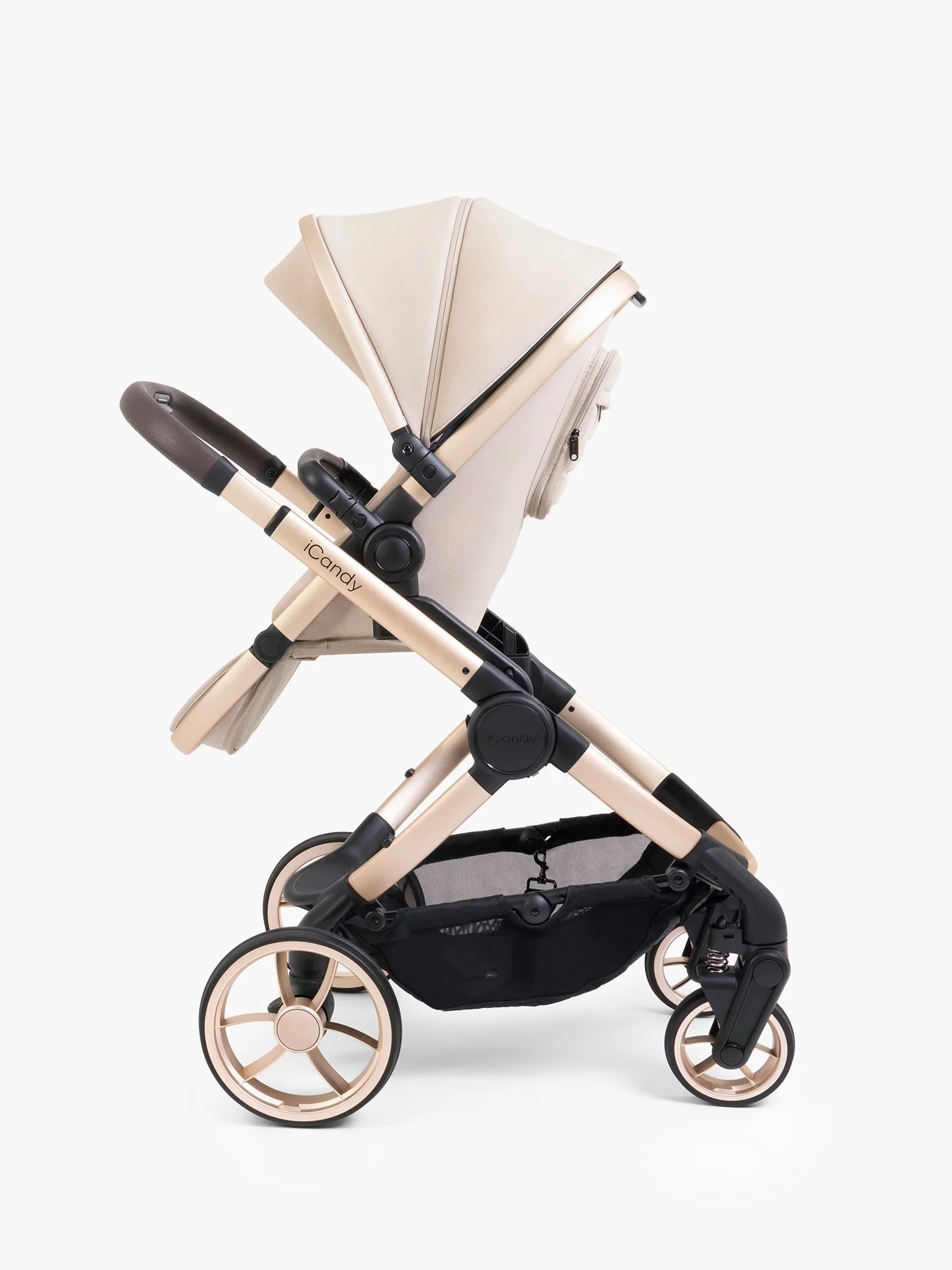 Peach 7 Biscotti Pushchair and Carrycot - Complete Car Seat Bundle