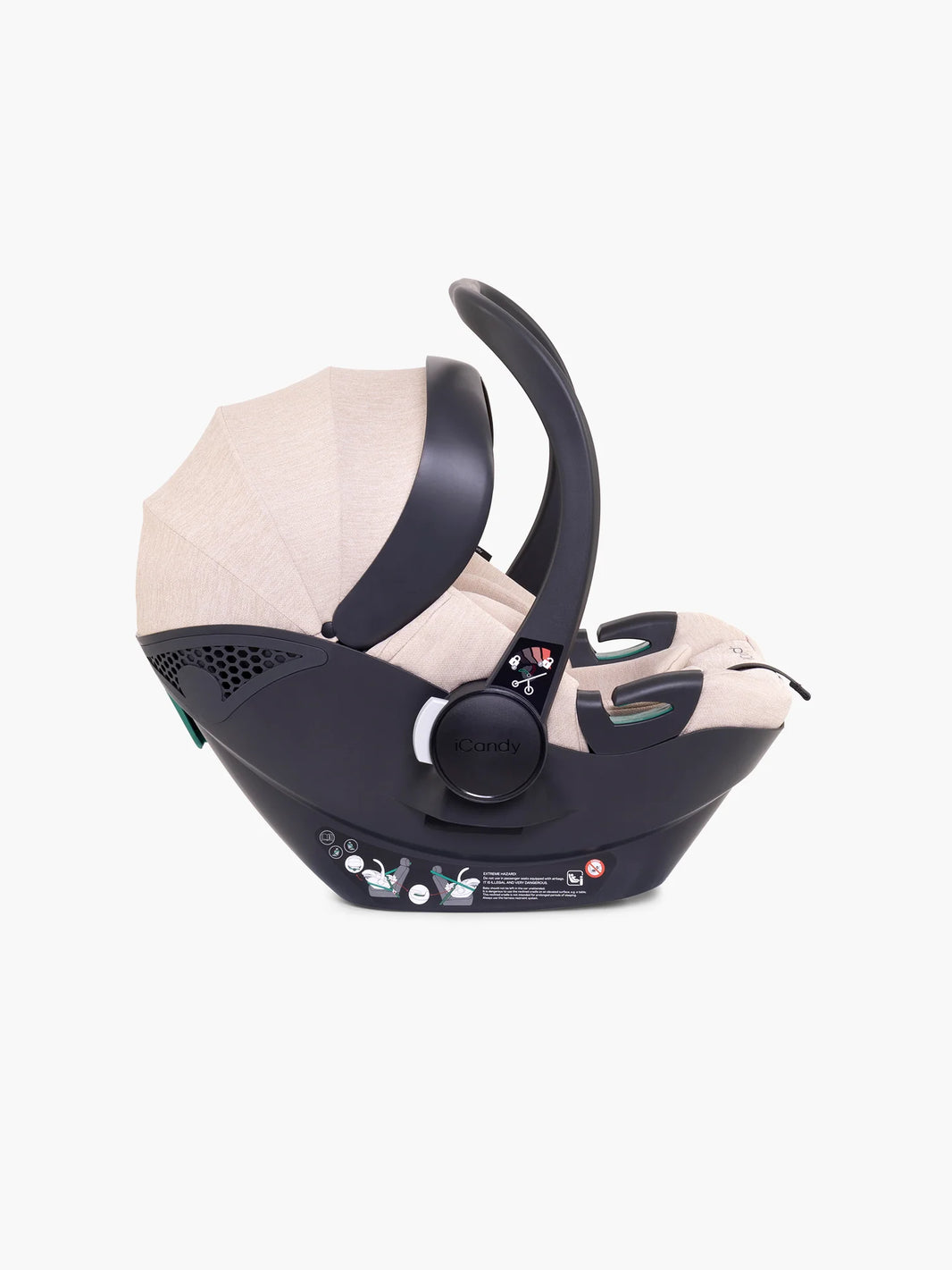 Peach 7 Cookie Pushchair and Carrycot - Complete Car Seat Bundle